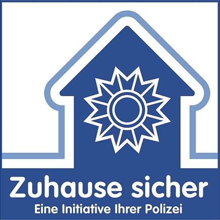 Zuhause Sicher Logo Einbruchsschutz Sicher Wohnen Fenster und Türen